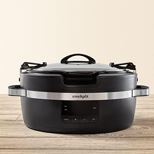 Crock-Pot Thermoshield 6 Quart Slow Cooker with Carry Handles B12A